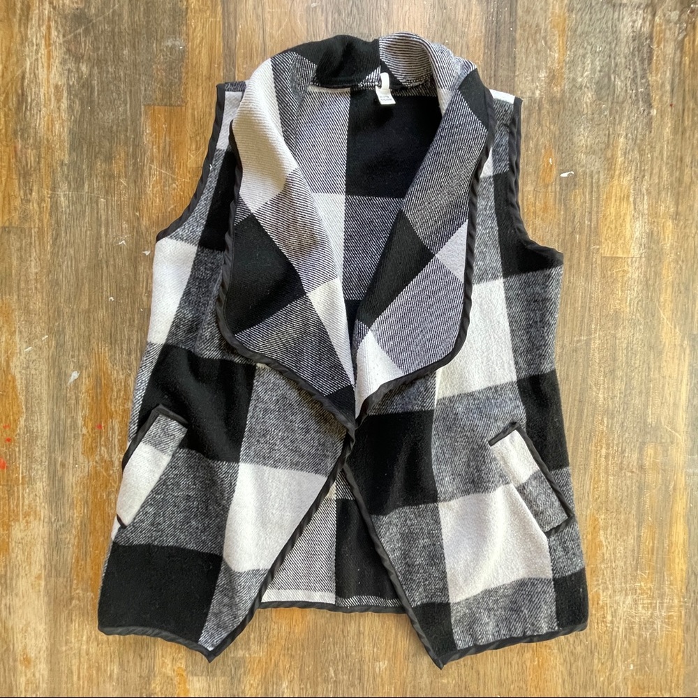 Plaid Vest Jacket